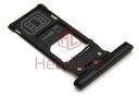 [1313-0582] Sony H8416 H9436 Xperia XZ3 SIM / Memory Card Tray - Black