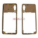 [GH98-43585C] Samsung SM-A750 Galaxy A7 (2018) Middle Cover / Chassis - Gold