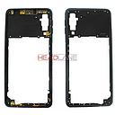 [GH98-43585A] Samsung SM-A750 Galaxy A7 (2018) Middle Cover / Chassis - Black