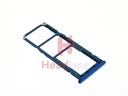 [GH98-43634D] Samsung SM-A750 Galaxy A7 (2018) SIM Card Tray - Blue