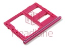 [GH64-07110F] Samsung SM-J415 J610 Galaxy J6+ / J4+ SIM Card Tray - Pink