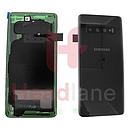 [GH82-18378A] Samsung SM-G973 Galaxy S10 Back / Battery Cover - Prism Black