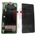[GH82-18406A] Samsung SM-G975 Galaxy S10+ / S10 Plus Back / Battery Cover - Prism Black
