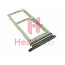 [GH98-43759A] Samsung SM-G970 Galaxy S10E SIM / Memory Card Tray (Hybrid / Dual SIM) - Prism Black