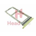 [GH98-43759G] Samsung SM-G970 Galaxy S10E SIM / Memory Card Tray (Hybrid / Dual SIM) - Canary Yellow