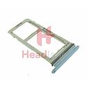 [GH98-43713C] Samsung SM-G973 Galaxy S10 SIM / Memory Card Tray (Hybrid / Dual SIM) - Prism Blue