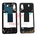 [GH97-22974A] Samsung SM-A405 Galaxy A40 Middle Cover / Chassis - Black