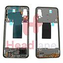 [GH97-22974B] Samsung SM-A405 Galaxy A40 Middle Cover / Chassis - White