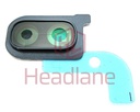 [GH98-43996A] Samsung SM-A405 Galaxy A40 Camera Decoration / Frame - Black (excludes Camera Lenses)