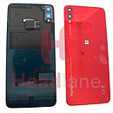 [02352FTE] Huawei Honor 8X Back / Battery Cover + Fingerprint Sensor - Red