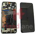 [02352RPW] Huawei P30 Lite LCD Display / Screen + Touch + Battery Assembly - Black