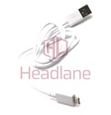 [GH39-02004A] Samsung ECB-DU68WE USB-A to Micro USB 80cm Cable - White