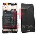 [02351HSB] Huawei Y7 (2017) LCD Display / Screen + Touch + Battery Assembly - Black