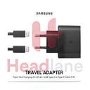 [EP-TA845XBEGWW] Samsung EP-TA845 45W USB Type C Mains Charger (EU 2Pin) - Black