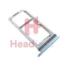 [GH98-40977D] Samsung SM-G955FD Galaxy S8+ SIM Card Tray (Dual SIM) -  Blue