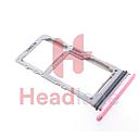 [GH98-45070C] Samsung SM-G980 Galaxy S20 SIM Card Tray (Dual SIM) - Pink