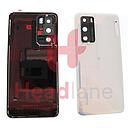 [02353MGE] Huawei P40 Back / Battery Cover - Ice White