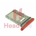 [GH98-46007E] Samsung SM-G780 SM-G781 Galaxy S20 FE SIM Card Tray (Dual SIM) - Cloud Red