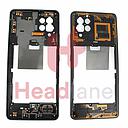 [GH97-25855A] Samsung SM-A426 Galaxy A42 5G Middle Cover / Chassis - Black