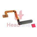 [GH96-13727A] Samsung SM-F916 Galaxy Z Fold2 5G Power Key / Fingerprint Sensor Flex - Mystic Black