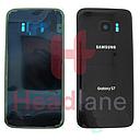 [GH97-18460A] Samsung SM-G930 Galaxy S7 Back / Battery Cover - Black (USA Version)