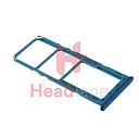 [GH98-46409C] Samsung SM-A325 Galaxy A32 4G SIM Card Tray - Blue