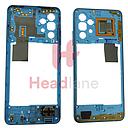 [GH97-26181C] Samsung SM-A325 Galaxy A32 4G Middle Cover / Chassis - Blue