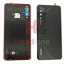 [02353NXM] Huawei P30 Lite (New Edition) Back / Battery Cover - Black (MAR-LX3Bm 48MP Rear Camera)
