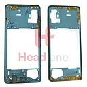 [GH98-44756C] Samsung SM-A715 Galaxy A71 Middle Cover / Chassis - Blue