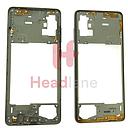 [GH98-44756B] Samsung SM-A715 Galaxy A71 Middle Cover / Chassis - Silver