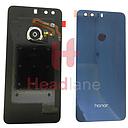 [02350YNF] Huawei Honor 8 Back / Battery Cover + Fingerprint Sensor - Blue