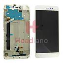[560410007033] Xiaomi Redmi Note 5A Prime LCD Display / Screen + Touch - White