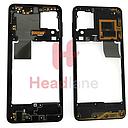 [GH98-46652A] Samsung SM-A225 Galaxy A22 4G Middle Cover / Chassis - Black