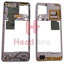 [GH98-46652C] Samsung SM-A225 Galaxy A22 4G Middle Cover / Chassis - Violet