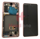 [GH82-27255D] Samsung SM-G991 Galaxy S21 5G LCD Display / Screen + Touch - Phantom Pink (Without Camera)