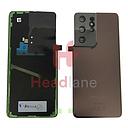 [GH82-27283E] Samsung SM-G998 Galaxy S21 Ultra 5G Back / Battery Cover - Phantom Brown (UKCA)