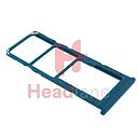 [GH98-46321B] Samsung SM-M127 Galaxy M12 SIM Card Tray (Dual SIM) - Green