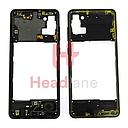 [GH98-45428A] Samsung SM-A315 Galaxy A31 Middle Cover / Chassis - Black