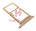 [GH81-21969A] Samsung SM-X205 Galaxy Tab A8 LTE SIM Card Tray - Pink Gold