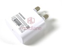 [GH44-03085A] Samsung EP-TA800 USB-C Charger UK 3 Pin - White (Head Only)