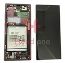 [GH82-27487B] Samsung SM-S908 Galaxy S22 Ultra LCD Display / Screen + Touch + Battery - Burgundy