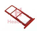 [GH81-21643A] Samsung SM-A035 Galaxy A03 SIM Card Tray - Red