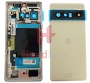 [G949-00225-01] Google Pixel 6 Pro Back / Battery Cover - Cloudy White