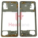 [GH98-46154B] Samsung SM-A715 Galaxy A71 Middle Cover / Chassis - Silver