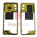 [55020000HC7D] Xiaomi Poco M4 Pro 5G Middle Cover / Chassis - Yellow