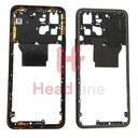 [9707AAAL] Honor X8 5G Middle Cover / Chassis + NFC Antenna - Black