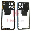 [9707AAAP] Honor X8 5G Middle Cover / Chassis + NFC Antenna - Blue