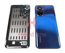 [97071BWW] Honor X7 Back / Battery Cover + Camera Decoration + Lens - Blue