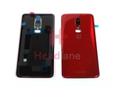 [1071100134] OnePlus 6 Back / Battery Cover - Red