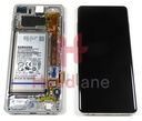 [GH82-18840B] Samsung SM-G975 Galaxy S10+ / S10 Plus LCD Display / Screen + Touch + Battery - Prism White